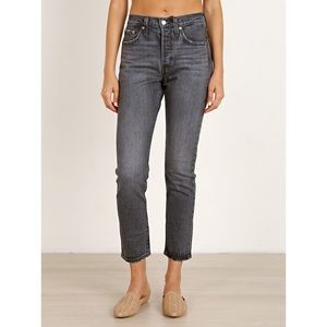 Levi's 501 Skinny Jeans Coal Black